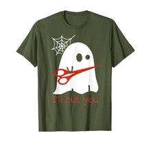 Ladda upp bild till gallerivisning, Halloween Ghost I'll Cut You Shirt Boo I Will Cut T-Shirt 133943