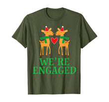 Ladda upp bild till gallerivisning, Funny shirts V-neck Tank top Hoodie sweatshirt usa uk au ca gifts for Christmas Engagement We're Engaged Reindeer Gifts T-Shirt 1115371