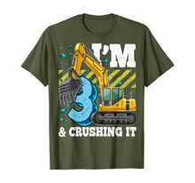Ladda upp bild till gallerivisning, Excavator 3rd Birthday Construction Party Shirt Boys Gift 277258