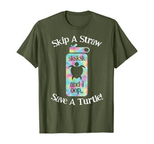 Ladda upp bild till gallerivisning, SKSKSK Skip A Straw! Save The Turtles T-Shirt 359415