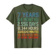 Ladda upp bild till gallerivisning, Vintage 7th Birthday 7 Years Old Wedding Anniversary Gift T-Shirt