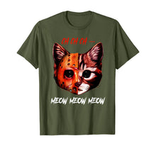 Ladda upp bild till gallerivisning, CH CH CH Meow Meow Meow Cat Horror Funny Halloween T-Shirt 190366