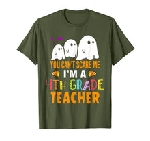 Ladda upp bild till gallerivisning, You Can't Scare Me I'm a 4th Grade Teacher Halloween Costume T-Shirt 365970