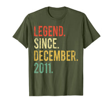 Ladda upp bild till gallerivisning, 8 years old Gifts Shirt- Legend Since December 2011 T-Shirt 563297