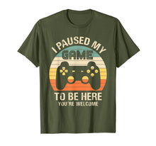 Ladda upp bild till gallerivisning, Funny shirts V-neck Tank top Hoodie sweatshirt usa uk au ca gifts for i paused my game to be here you're welcome for boy men youth T-Shirt 892212