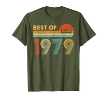 Ladda upp bild till gallerivisning, Happy 40th Birthday Vintage Since 1979 T-Shirt 70s Retro T-Shirt 271241