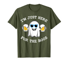 Ladda upp bild till gallerivisning, Funny Halloween Tee I'm just here for the boos costume gift T-Shirt 63575