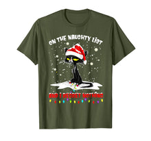 Ladda upp bild till gallerivisning, Funny shirts V-neck Tank top Hoodie sweatshirt usa uk au ca gifts for I'm on the Naughty List and I Regret Nothing Cat Santa T-Shirt 218218