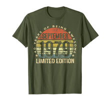 Ladda upp bild till gallerivisning, Born September 1979 Limited Edition Bday Gifts 40th Birthday T-Shirt 94085