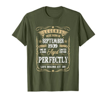 Ladda upp bild till gallerivisning, September 1939 80th Birthday Gift 80 Year Old Men Women T-Shirt 138436