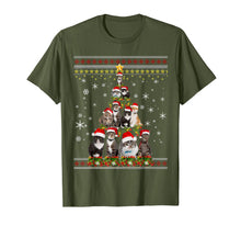 Ladda upp bild till gallerivisning, Funny Christmas Tree Cats Merry Christmas Ugly Sweater Gifts T-Shirt-3127700