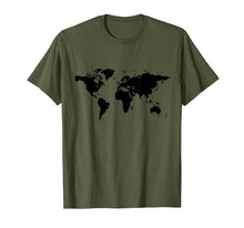 Ladda upp bild till gallerivisning, Funny shirts V-neck Tank top Hoodie sweatshirt usa uk au ca gifts for World Map t-shirt Black Silhouette Countries Continents 1204151