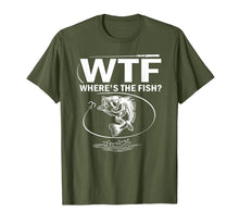 Ladda upp bild till gallerivisning, Funny shirts V-neck Tank top Hoodie sweatshirt usa uk au ca gifts for WTF Where's The Fish Funny Fishing T-Shirt 333979