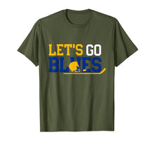 Ladda upp bild till gallerivisning, Hockey Fan Let's Go Blues Cheering victory celebration gear T-Shirt 200940