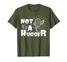 Ladda upp bild till gallerivisning, Not A Hugger T-Shirt Funny Cactus Gifts 957861