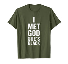 Ladda upp bild till gallerivisning, Funny shirts V-neck Tank top Hoodie sweatshirt usa uk au ca gifts for I Met Got She's Black T-Shirt - God is Black Gift 605764