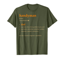 Ladda upp bild till gallerivisning, Funny shirts V-neck Tank top Hoodie sweatshirt usa uk au ca gifts for Handyman Dad Definition Funny Gift For Fathers Day T-Shirt 649017