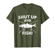 Ladda upp bild till gallerivisning, Funny shirts V-neck Tank top Hoodie sweatshirt usa uk au ca gifts for Shut Up And Fish Shirt | Funny Fishing Shirt | Fishing Gift 2520247