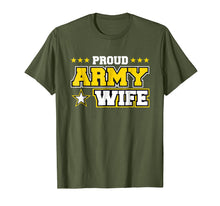 Ladda upp bild till gallerivisning, Funny shirts V-neck Tank top Hoodie sweatshirt usa uk au ca gifts for Proud Army Wife T Shirt US Military Wife Family 2799610