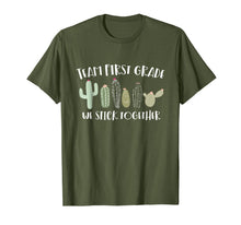 Ladda upp bild till gallerivisning, Cute Cactus Team First Grade We Stick Together Teacher Shirt 130663