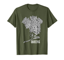 Ladda upp bild till gallerivisning, Funny shirts V-neck Tank top Hoodie sweatshirt usa uk au ca gifts for Queens Map T-Shirt Neighborhoods Of New York Tee-Shirt 835009