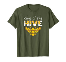 Ladda upp bild till gallerivisning, Beekeeping King Of The Hive Tshirt Beekeeper Bee Funny Gifts