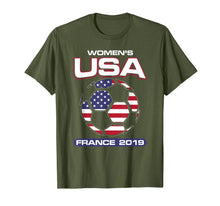 Ladda upp bild till gallerivisning, Women USA Soccer France 2019 Tshirt World Tournament shirt 41569