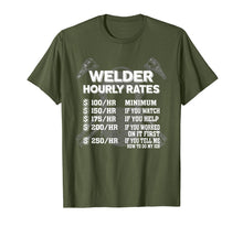 Ladda upp bild till gallerivisning, Funny shirts V-neck Tank top Hoodie sweatshirt usa uk au ca gifts for Welder Hourly Rate Funny Welding T-Shirt 1001733