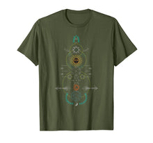 Ladda upp bild till gallerivisning, Sacred Geometry T-Shirt - Earth Sun and Moon T-Shirt 844560