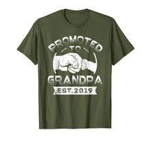 Ladda upp bild till gallerivisning, Funny shirts V-neck Tank top Hoodie sweatshirt usa uk au ca gifts for Promoted To Grandpa est 2019 T-Shirt Vintage New Papa Gift 1505788