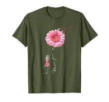 Ladda upp bild till gallerivisning, Never give up t-shirt Breast Cancer daisy flower woman T-Shirt 165553