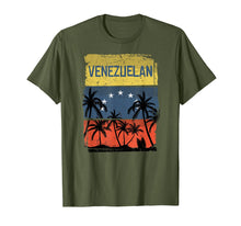 Ladda upp bild till gallerivisning, Funny shirts V-neck Tank top Hoodie sweatshirt usa uk au ca gifts for Venezuelan, vintage flag palm trees T-Shirt 2022510