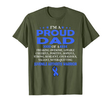 Ladda upp bild till gallerivisning, Funny shirts V-neck Tank top Hoodie sweatshirt usa uk au ca gifts for I'm proud dad of Juvenile Arthritis warrior t shirt 4089547