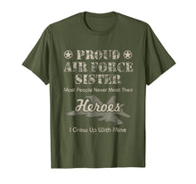 Ladda upp bild till gallerivisning, Funny shirts V-neck Tank top Hoodie sweatshirt usa uk au ca gifts for Proud Air Force Sister T-Shirt 1232075