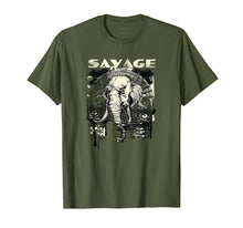 Ladda upp bild till gallerivisning, Funny shirts V-neck Tank top Hoodie sweatshirt usa uk au ca gifts for Savage Tshirt - Mad Elephant Urban Art Shirt 4000384