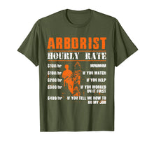 Ladda upp bild till gallerivisning, Funny shirts V-neck Tank top Hoodie sweatshirt usa uk au ca gifts for Funny Arborist Gifts - Arborist Hourly Rate T-Shirt 682988