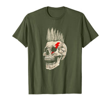 Ladda upp bild till gallerivisning, Funny shirts V-neck Tank top Hoodie sweatshirt usa uk au ca gifts for Punk Rock Skull T-Shirt Punks Not Dead Mohawk Style Tee Gift 1564841