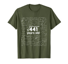 Ladda upp bild till gallerivisning, Math Square Root of 441 - 21 Years Old 21st Birthday Shirt 887171