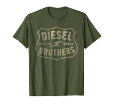 Ladda upp bild till gallerivisning, Diesel Brothers Custom Trucks Vintage Sign Graphic T-Shirt 1038455