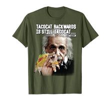 Ladda upp bild till gallerivisning, Funny shirts V-neck Tank top Hoodie sweatshirt usa uk au ca gifts for Tacocat Backwards Is Still Tacocat Einstein Humorous T-Shirt 3084209