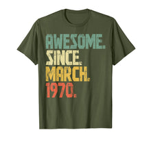 Ladda upp bild till gallerivisning, 50 years old Gifts Shirt- Awesome Since March 1970 T-Shirt-172041