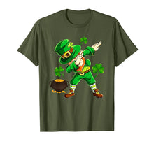 Ladda upp bild till gallerivisning, Funny Dabbing Leprechaun Saint Patrick's Day Shamrock Gifts TShirt291473