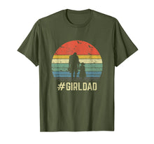 Ladda upp bild till gallerivisning, #GirlDad Father Of Girls Daughter Vintage Family Tee Gifts T-Shirt-158603