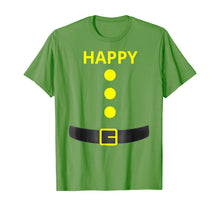 Ladda upp bild till gallerivisning, Happy Dwarf Halloween Costume Blue Shirt T-Shirt 120323