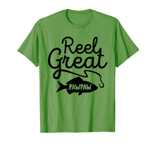 Ladda upp bild till gallerivisning, Mens Reel Great Pawpaw T Shirt Fishing Grandpa Lover Father's Day 811984