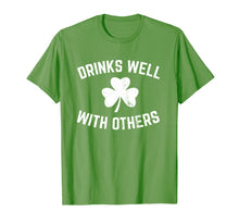 Ladda upp bild till gallerivisning, Funny shirts V-neck Tank top Hoodie sweatshirt usa uk au ca gifts for Funny St Patricks Day Drinking Shirt Drinks Well With Others 1346475