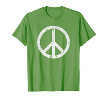 Ladda upp bild till gallerivisning, Funny shirts V-neck Tank top Hoodie sweatshirt usa uk au ca gifts for Vintage Peace Sign White Distressed T-shirt 595053