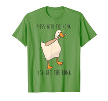 Ladda upp bild till gallerivisning, Mess With The Honk You Get The Bonk Funny Duck T-Shirt