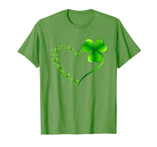 Ladda upp bild till gallerivisning, Turtle Heart Leaf Irish St. Patrick Day Clover Heart TShirt257342