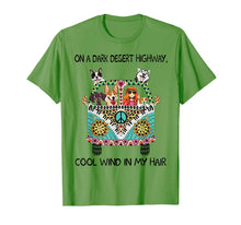 Ladda upp bild till gallerivisning, In Hair On Dark Highway A Desert Corgi Cool Wind Hippie Dog T-Shirt 146340
